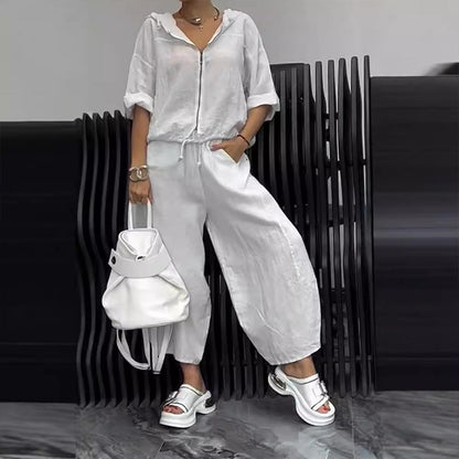 💕Limited Sale 50% OFF💕Women's Casual Top & Pants 2-Piece Set