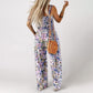 💖LAST DAY SALE 50% OFF💖Women’s Casual Print Sleeveless Overalls Jumpsuits