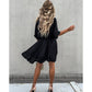 💖Limited Sale 50% OFF💖Women's Fluttering Loose Waist Irregular Hem Dresses