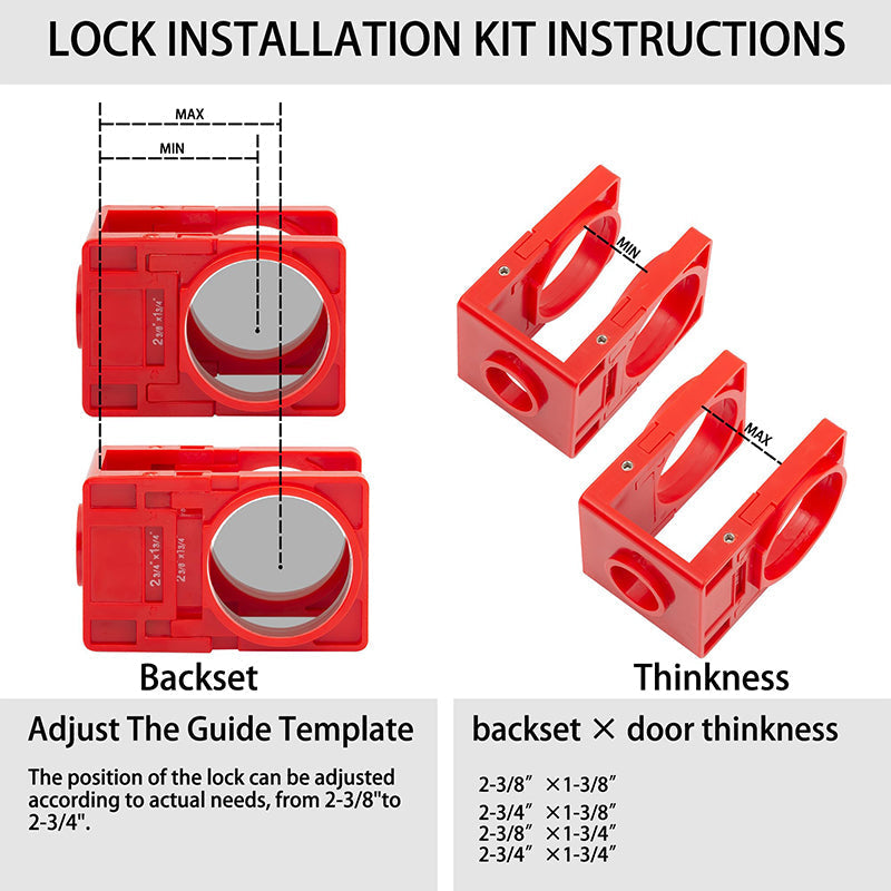 🔥Hot Sale 50%🔥Door Lock Installation Kit