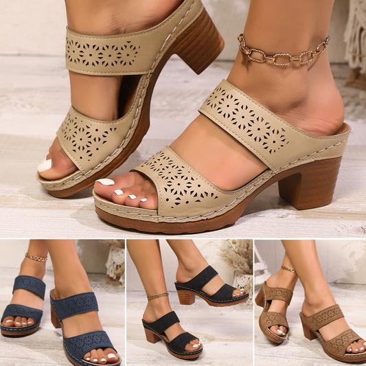 💖LAST DAY SALE 50% OFF💖Women's Comfortable Slip-on Wedge Sandals