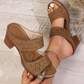 💖LAST DAY SALE 50% OFF💖Women's Comfortable Slip-on Wedge Sandals