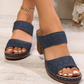 💖LAST DAY SALE 50% OFF💖Women's Comfortable Slip-on Wedge Sandals