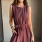 💖LAST DAY PROMOTION - 50%OFF💖Women's Elegant Sleeveless Wide Leg Jumpsuit