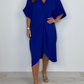 💖Last Day 50% OFF💖Short Sleeve Maxi Dress With Knot Detail