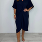 💖Last Day 50% OFF💖Short Sleeve Maxi Dress With Knot Detail