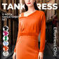💖LAST DAY PROMOTION - 50%OFF💖Women's 2-Piece Outfits Tank Dress & V-Neck Sweatshirt