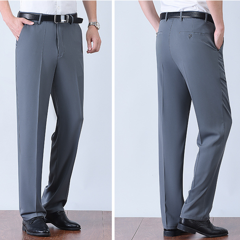👖LAST DAY SALE 50% OFF👖Men's Ice Silk Quick Dry Suit Pants