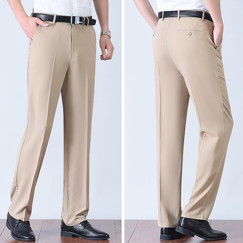👖LAST DAY SALE 50% OFF👖Men's Ice Silk Quick Dry Suit Pants