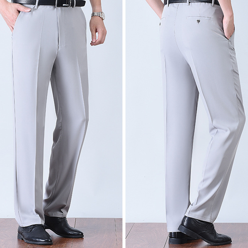 👖LAST DAY SALE 50% OFF👖Men's Ice Silk Quick Dry Suit Pants