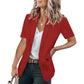 💖LAST DAY PROMOTION - 50%OFF💖Women's Stylish Casual Short Sleeve Blazer