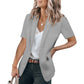💖LAST DAY PROMOTION - 50%OFF💖Women's Stylish Casual Short Sleeve Blazer