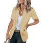 💖LAST DAY PROMOTION - 50%OFF💖Women's Stylish Casual Short Sleeve Blazer