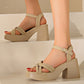💖LAST DAY SALE 50% OFF💖Women’s Open Toe High Chunky Heel Sandals