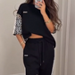 💖Last Day 50% OFF💖Leopard Print Patchwork Sweatshirt
