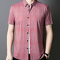 ✨LAST DAY SALE 50% OFF✨Men's Cooling Plaid Short Sleeve Button-Down Shirt
