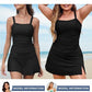 💖LAST DAY SALE 50% OFF💖Women Vintage Tummy Control Two Piece Tankini Swimsuits