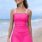 💖LAST DAY SALE 50% OFF💖Women Vintage Tummy Control Two Piece Tankini Swimsuits