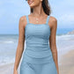 💖LAST DAY SALE 50% OFF💖Women Vintage Tummy Control Two Piece Tankini Swimsuits