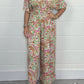 💖LAST DAY SALE 50% OFF💖Women's V-Neck Printed Short-Sleeve Jumpsuits