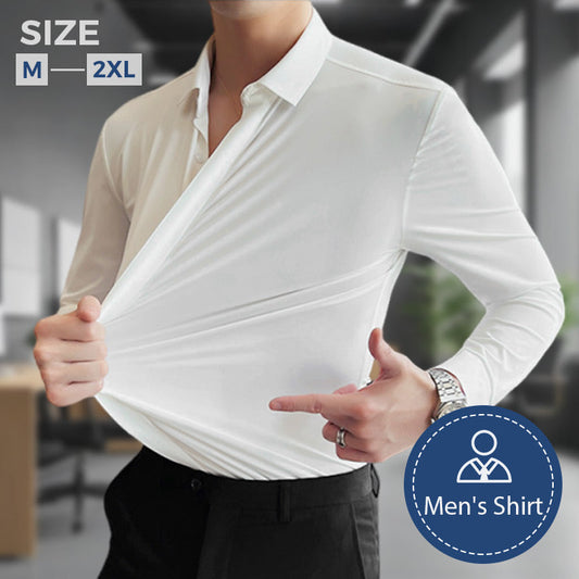 🔥LAST DAY PROMOTION - 50%OFF🔥Men's Wrinkle-Free Stretch Dress Shirt
