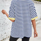 💖LAST DAY SALE 50% OFF💖Women's Relaxed Fit Striped Tee
