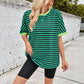 💖LAST DAY SALE 50% OFF💖Women's Relaxed Fit Striped Tee