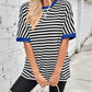 💖LAST DAY SALE 50% OFF💖Women's Relaxed Fit Striped Tee