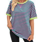 💖LAST DAY SALE 50% OFF💖Women's Relaxed Fit Striped Tee