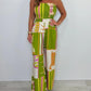 💖LAST DAY SALE 50% OFF💖Fashion Casual Strapless Printed Jumpsuit