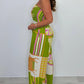 💖LAST DAY SALE 50% OFF💖Fashion Casual Strapless Printed Jumpsuit