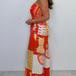 💖LAST DAY SALE 50% OFF💖Fashion Casual Strapless Printed Jumpsuit