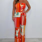💖LAST DAY SALE 50% OFF💖Fashion Casual Strapless Printed Jumpsuit