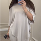 💖LAST DAY SALE 50% OFF💖Women's Casual Loose Fit Top & Skirt Two-Piece Set