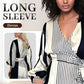 💖LAST DAY SALE 50% OFF💖V-Neck Printed Long Sleeve Dress