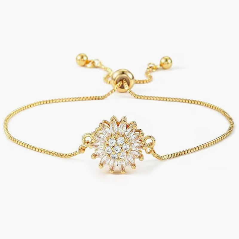 ✨LAST DAY SALE 50% OFF✨Delicate Fashion Sunflower Mood Bracelet