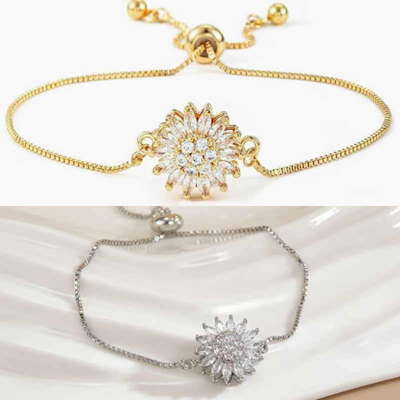 ✨LAST DAY SALE 50% OFF✨Delicate Fashion Sunflower Mood Bracelet