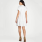 💖LAST DAY SALE 50% OFF💖Women’s Lapel Short Sleeve Pleated Button-Down Dress