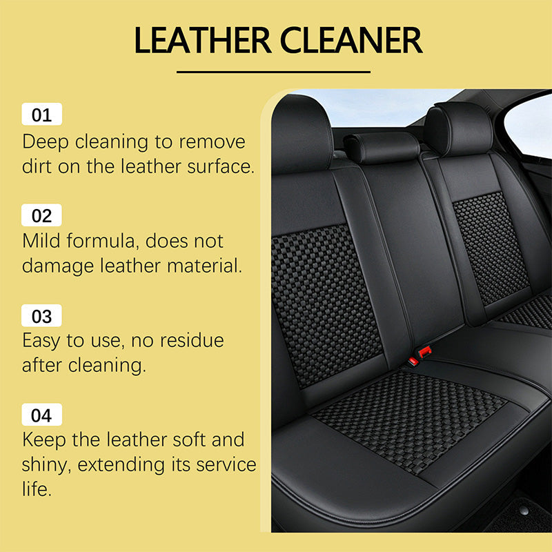 ✨LAST DAY - Buy 2 Get 1 Free✨Multifunctional strong deep cleaning, refurbishing leather cleaner