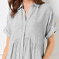 🎉This week's Special Sales - 50% OFF✨Striped Lapel Button Down Shirt Dress | With Functional Pockets