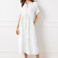🎉This week's Special Sales - 50% OFF✨Striped Lapel Button Down Shirt Dress | With Functional Pockets