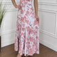 💖LAST DAY SALE 50% OFF💖Women's Floral Print Dress with Pleated Hem
