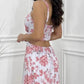💖LAST DAY SALE 50% OFF💖Women's Floral Print Dress with Pleated Hem