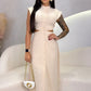👑No More Boring Dresses✨ Women’s Cap Sleeve Split Dress | Flattering Fit