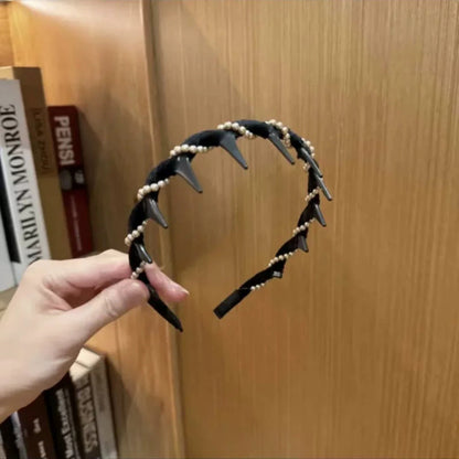 💜LAST DAY-BUY 1 GET 2 FREE💜Vintage High Cranium Artificial Pearl Hairband