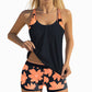 🏖️Summer Hot Sale 49% OFF🌼Women's Print Tankini & Shorts 2-Piece Swimwear Set