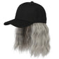 2-in-1 Curly Hair Baseball Cap Wig