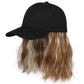 2-in-1 Curly Hair Baseball Cap Wig