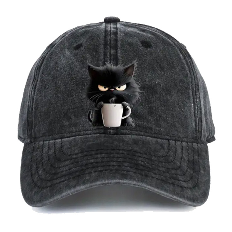 🔥Hot Sale 50% OFF🐱Cute Black Cat Vintage Baseball Cap