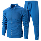 🔥Letzter Tag 50% Rabatt🎁Herren stilvolles 2-teiliges Set: Jacke mit Hemdkragen und Jogginghose